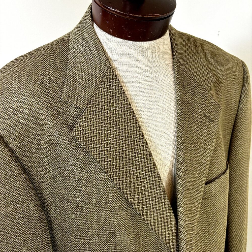 Tallia Uomo For‎ Nordstrom Men's Sport Coat Blazer 46L Wool Textured Suit Jacket